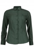 REPABLO dámská košile zelená s jemným vzorem